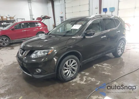 2015 Nissan Rogue Sl из США, поврежденный, VIN 5N1AT2MV0FC775818